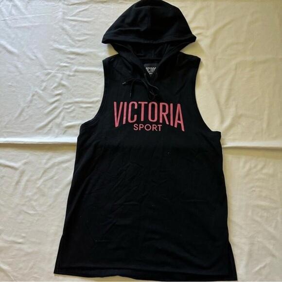 Victoria's Secret Tops - Victoria Secret Sleeveless Pullover Hoodie